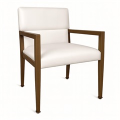 Danica Wood-Look Metal Seating